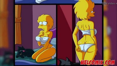 "Spying on The Simpsons - Description: Free adult content featuring the characters from the animated series The Simpsons: Homer, Marge, Bart, Lisa, and other residents of Springfield.