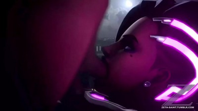 Sombra проявила огромный аппетит, чтобы полностью принять в себя пенис.