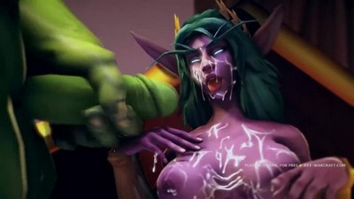 3D-пародия на игру Warcraft с грубым сексом.