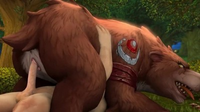 Анимированное порно с персонажами ММОРПГ "World of Warcraft".